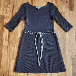 Alice + Olivia crochet knit dress XS
